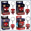 Funko POP Keychains Marvel Popular Character Spider Man Multiple Styles Forms Anime Dolls Models Backpack Pendant Keychain Gift 1