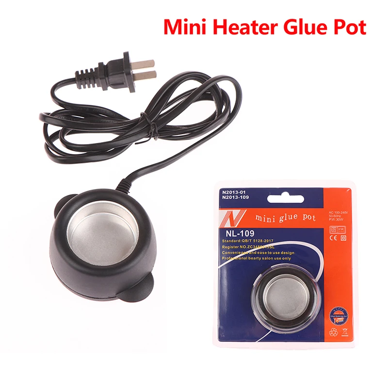 

Mini Hot Glue Pot For Wax Warmer Electric Heater Wax Bar Sticks Beads Melting Stove Seal Glue Furnace Tool