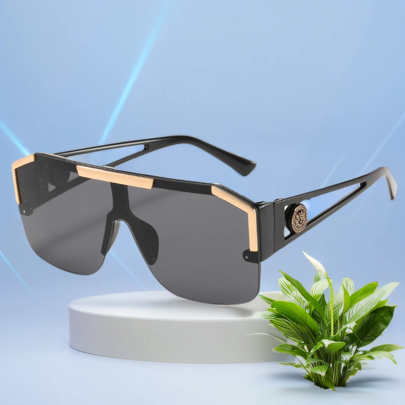 Lion Head Big Frame Sunglasses for Female