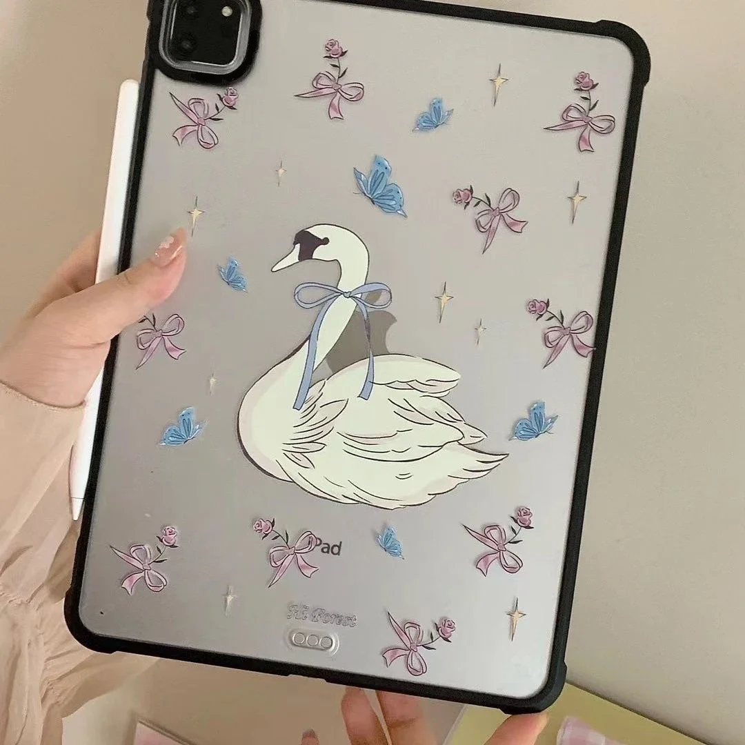 Creative Cartoon Acrylic IPad Case for IPad Air 4 Air 5 10.9inch IPad Pro 2020 2021 2022 11inch 12.9inch Protective Cover Shell