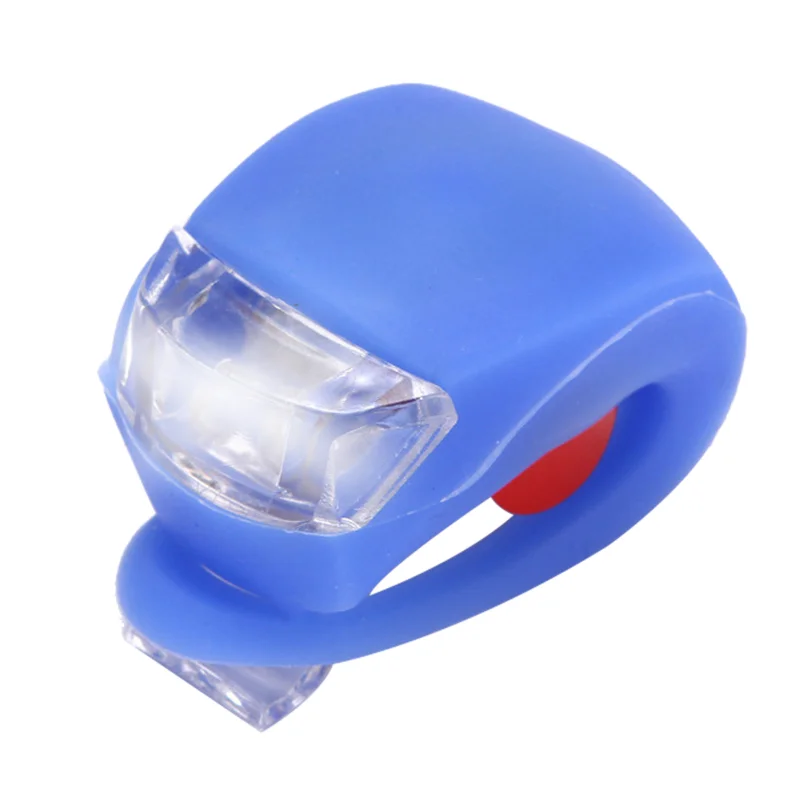 

Silicone LED Bike Lights Waterproof Bicycle Head Front Light Cycling Wheel Flash Rear Lamp Night Warning Taillight