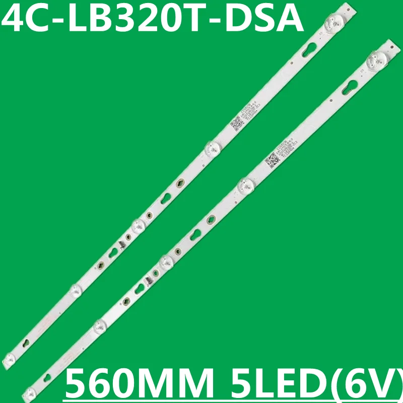 New LED Strip L32A640VTE L32A645VTE TCL32D05-ZC22AG-17 303TC320040 17E 303TC320047E L32M5-5ARU 32HT3001 32HD3101 32HD3306