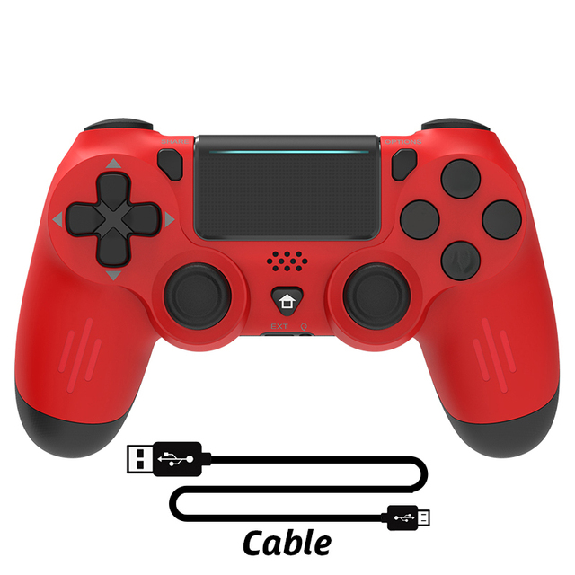 FROG Bluetooth-Compatible Game Controller for PS4/Slim/Pro Wireless Gamepad For PC Dual Vibration Joystick For IOS/Android