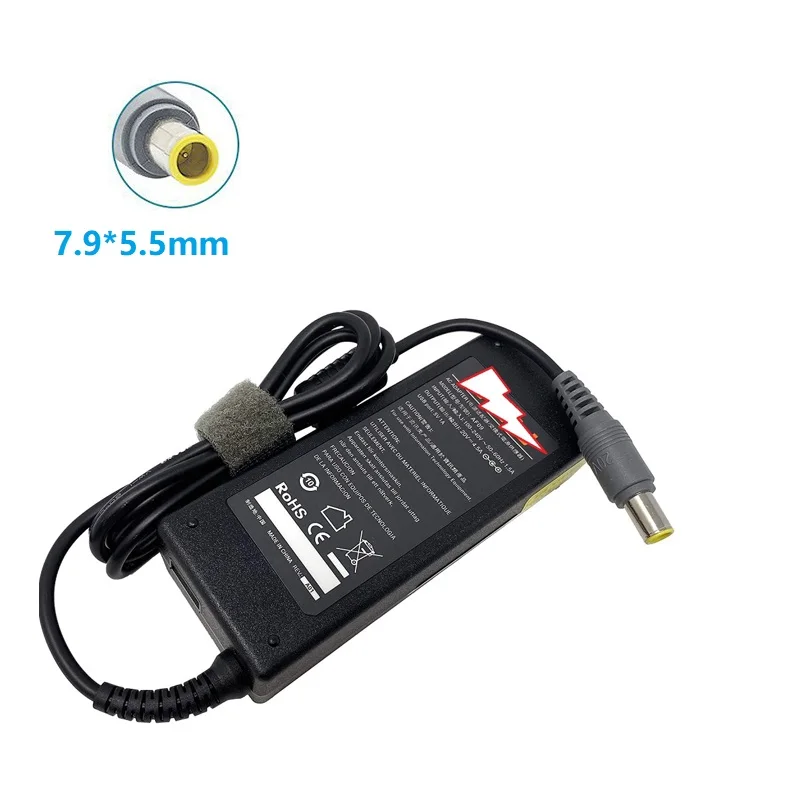 Caricabatterie Adattatore Ca Per Laptop 90W 20V 4.5A 7.9*5.5Mm Per Caricabatterie Per Notebook Lenovo T6 Z6 R6 X6 X200 X300 3000 C100 T60 E125 E430 E5