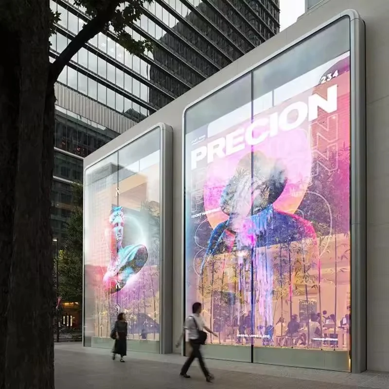 Transparent LED Display Window Glass LED Screen Indoor Video Wall LED Stage LED Panel LED Display Board 3