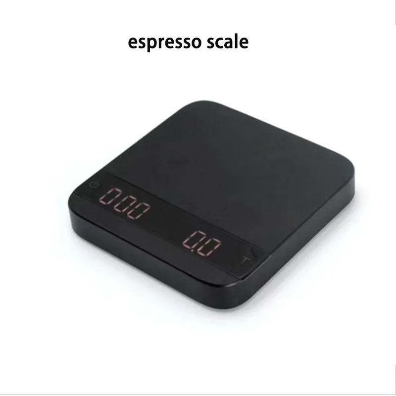 타이머가 있는 커피 전자 저울, 2kg/0.1g LED 스마트 주방 저울, 새로운 커피 드립 저울