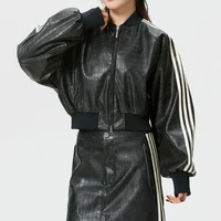 Adidas (Adidas) Trefoil Vêtements de sport pour femmes Veste tendance à la mode Veste décontractée coupe-vent pour l'extérieur Ke5035 1
