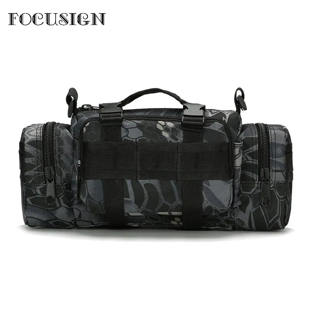 

Python Black Outdoor Tactical Photography Waist PackFishing Storage Sports Waist Pack Photography Package Handbag Shoulder Bag