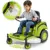 Ride-On 12V Zero Turn Lawn Mower Toy for Kids, Outdoor Play, Tractor, 3 MPH, 77 lbs Max, Ages 3-7, Green 2