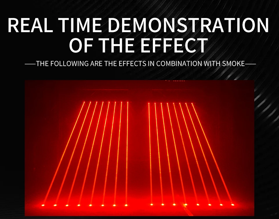 Stage 8+8 Eyes DJ Professional Laser Light Led Single Red Laser Projector DMX512