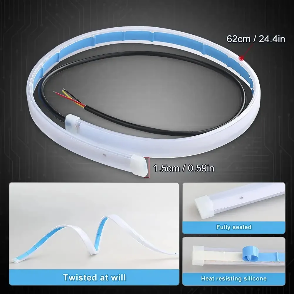  ĵ DRL ڵ ְ ,   LED Ʈ, ڵ Ʈ   õ, 12V, 2 