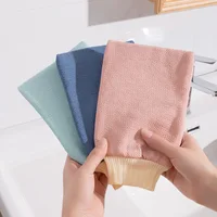 Clean Nordic solid color fresh adult bath towel, bath towel, back rub bath glove, bath towel manufacturer wholesale 1