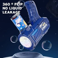 Full-Automatic Space Bubble Blowing Toy Bubble Gun Outdoor Bubble Machine Gift Holiday Gift Toy (Without Bubble Water) 4