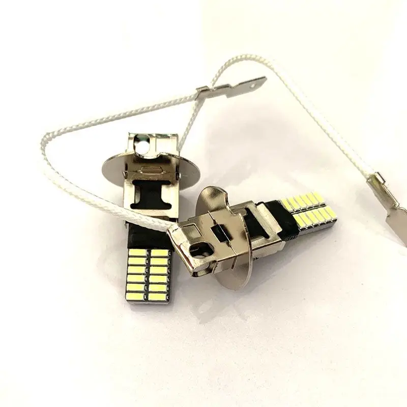 Faros LED antiniebla para coche, lámparas de conducción automática, 12000LM, 80W, 12V, 24V, 2 piezas, H3 - Imagen 4