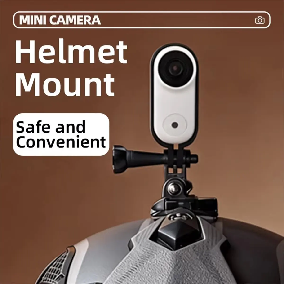 A10R 마그네틱 포켓 디지털 엄지손가락 카메라 야외 방수 오토바이 라이딩 헬멧 HD 비디오 레코더 미니 카메라 화이트