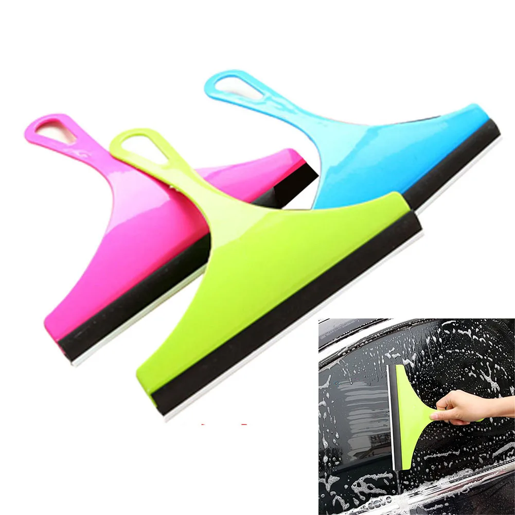 

Car Scraper Window Cleaning Wiper Muitifunctional Glass Brush Silicone Squeegee For Car Household Cleaning Tools