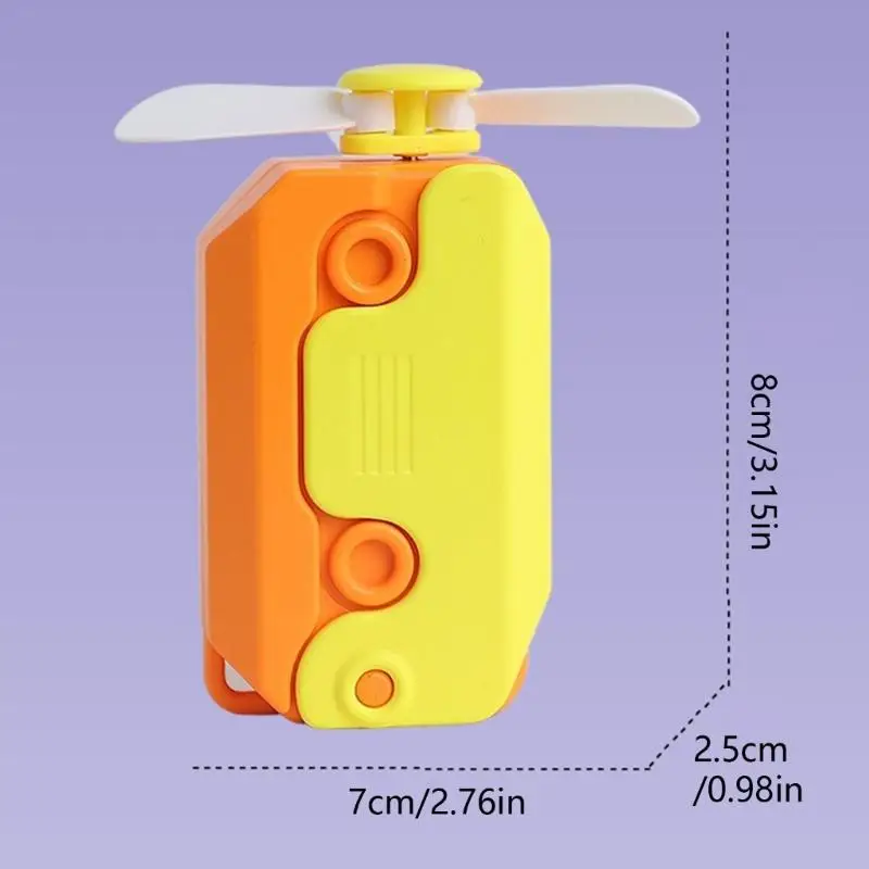 Fidgets 장난감 기능을 갖춘 미니 USB 충전식 휴대용 팬 사무실 학교 여행을위한 귀여운 당근 디자인 휴대용 896C