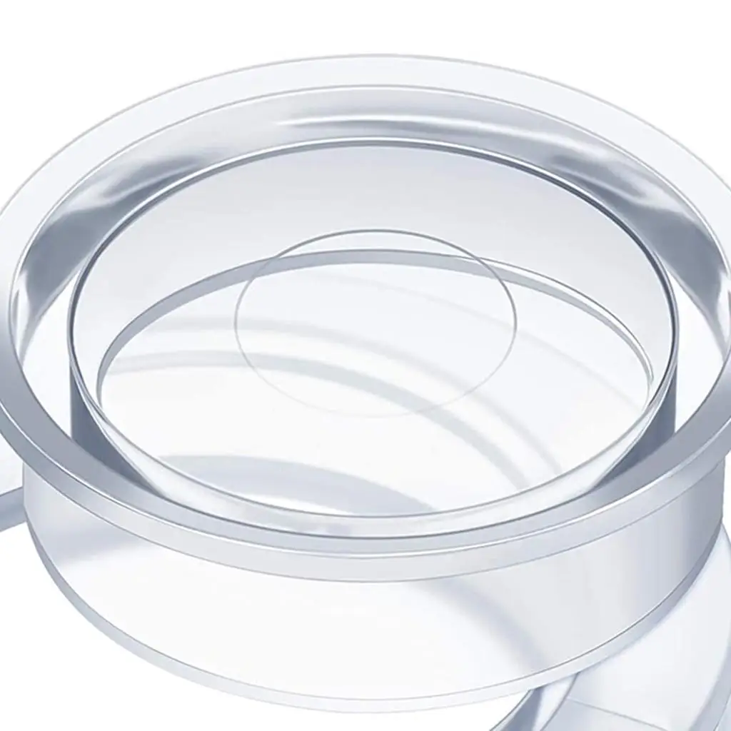 Umbrella Thicker Hole Ring Plug and Cap Set for Glass Outdoors Patio Garden Deck Table 2 Inch Clear Standard Size umbrella repair parts