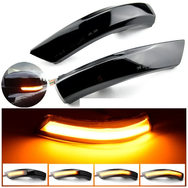 

For Ford Focus 2 MK2 Focus 3 MK3 3.5 for Mondeo MK4 EU Dynamic Turn Signal Light Side Mirror Indicator Sequential Blinker Lamp