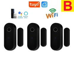 WiFi Door and Window Sensor with Smart App Remote Control and Notification Alerts (Option B)