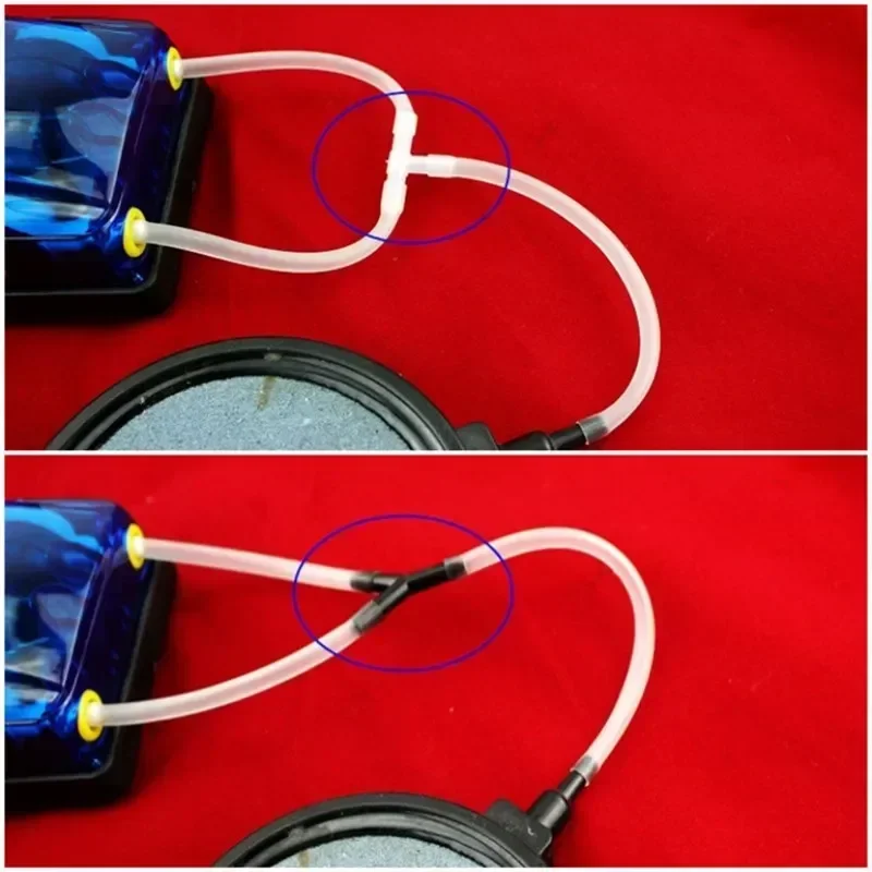 5 Pcs/lot Aquarium Accessories Fish Tank Air Pipe Tube Tee Air Valves Check Reflux Valve Switch Tap 4mm Diameter Hose Trachea