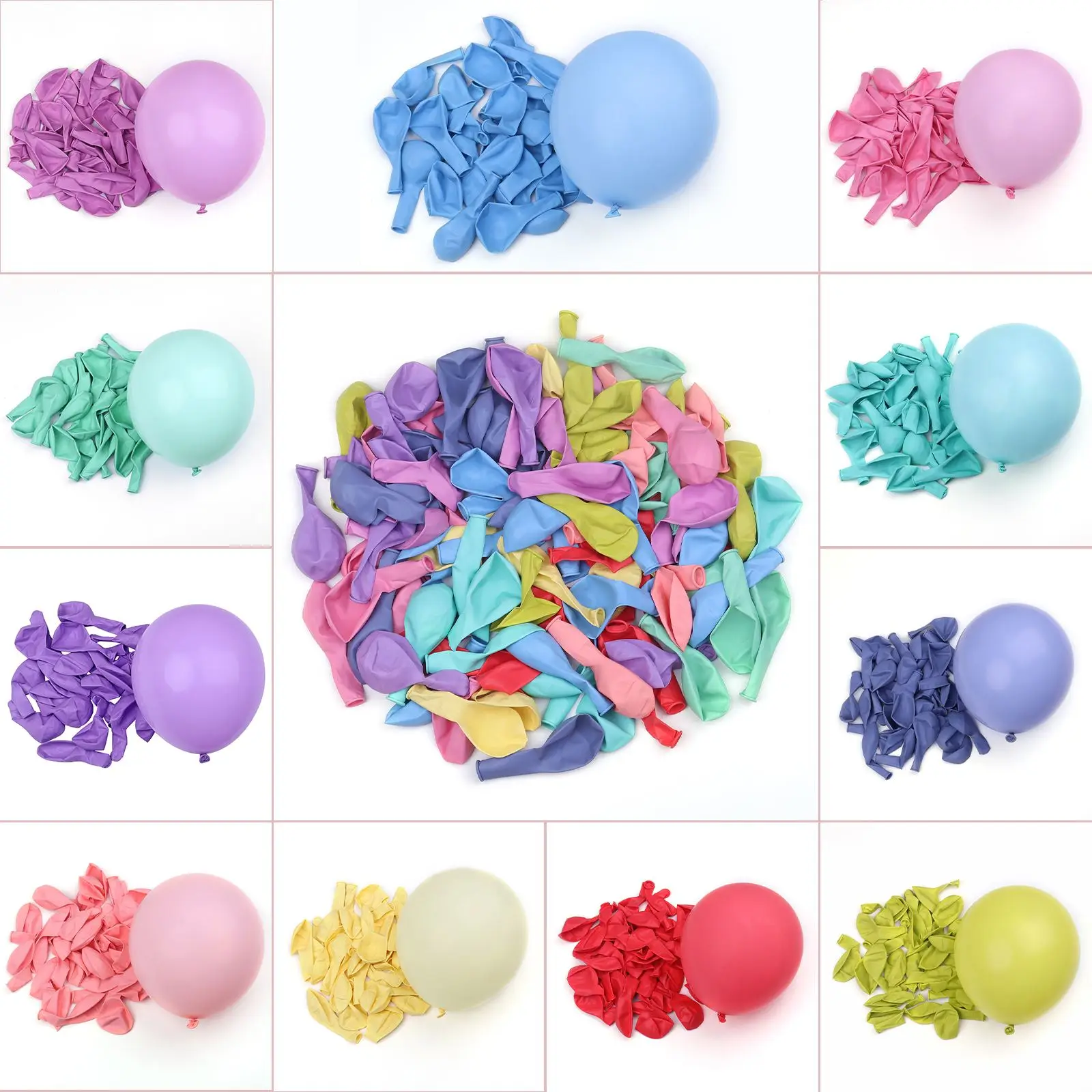 

10/30/50pcs Macaron Latex Balloon Pastel Candy Balloon Christmas Wedding Birthday Party Decorations Baby Shower Air Globos