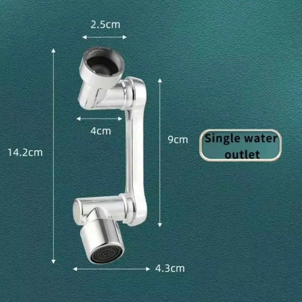 Alloy Water Saving Faucet Extender Sprayer Head with 2 Mode