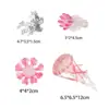 Jellyfish Growth Cycle for Boys Girls Teaching Tools Science Cake Toppers Realistic Animal Growth Cycle Figures Montessori Toys 6