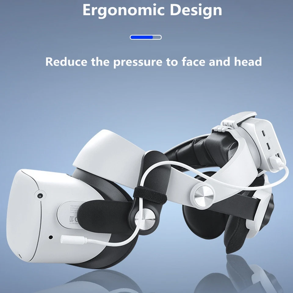 Battery Strap Vr Headset Oculus Quest Power Strap ABKM Head