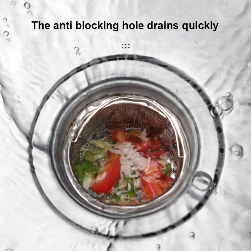 Kitchen Sink Drain Basket Stainless Steel Round Food Vegetables Peel Egg Filter Storage Organizer Sink Filter Kitchen Shelf Rack kitchen sink filter sink strainer sink filter kitchen sink strainer