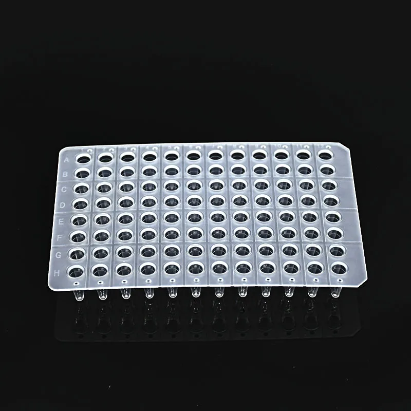 PCR Plate 96-well PCR Plate Silicone Seal Transparet Tubes 0.2ml Non-sterile Sioicone Buy Separately 10/PK