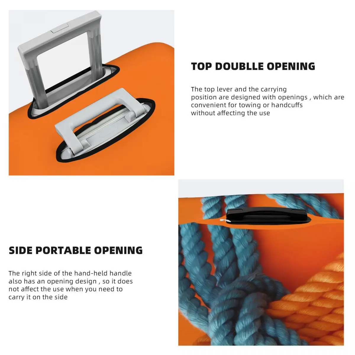 Colorful Graffiti Suitcase Cover 3D Print Knot Travel Perfect Flight Travel Elastic Luggage Case Protection 4