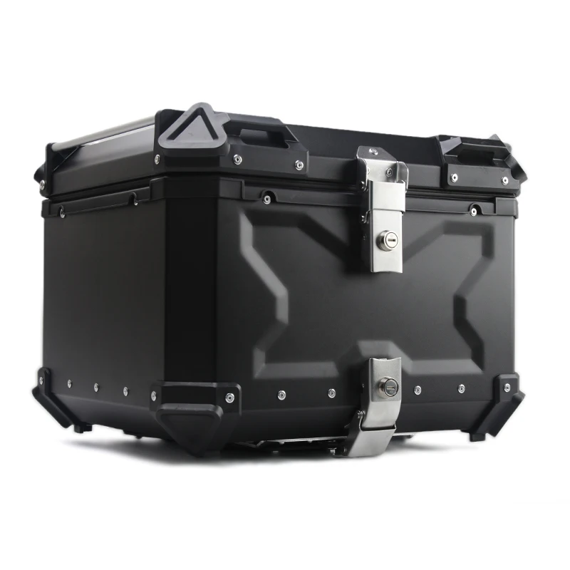 Baules De Moto Lega Topbox 55L Coda Top Box Motore Moto In Alluminio Top Case Tronco