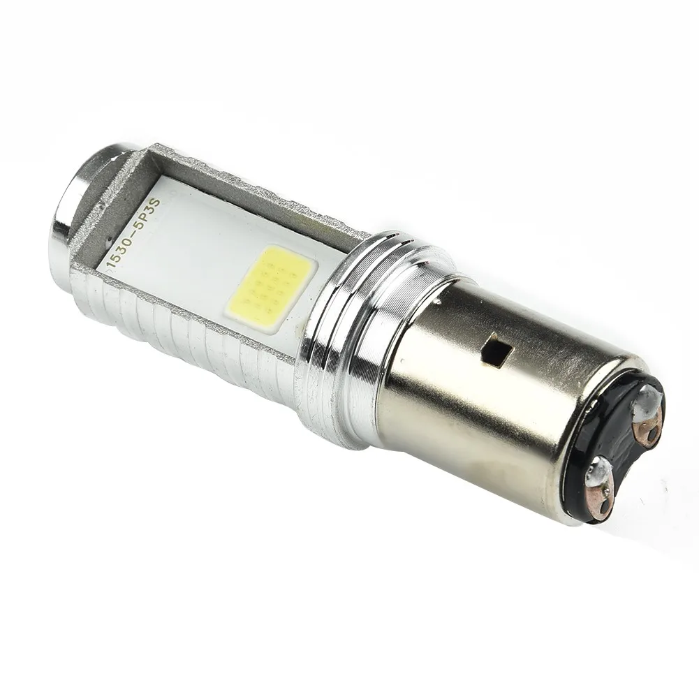 

LED BA20D Headlight Bulbs Parts For DC Motorcycle Hi/Low Beam White Bulbs 2pcs/kit Accessories Conversion DC 12V