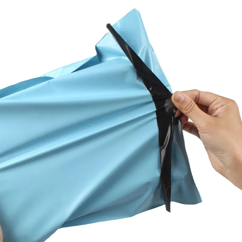 INPLUSTOP 블루 익스프레스 메일 링 가방 폴리 배송 방수 블루 운송 의류 보관 주머니 Thicken Courier Bags