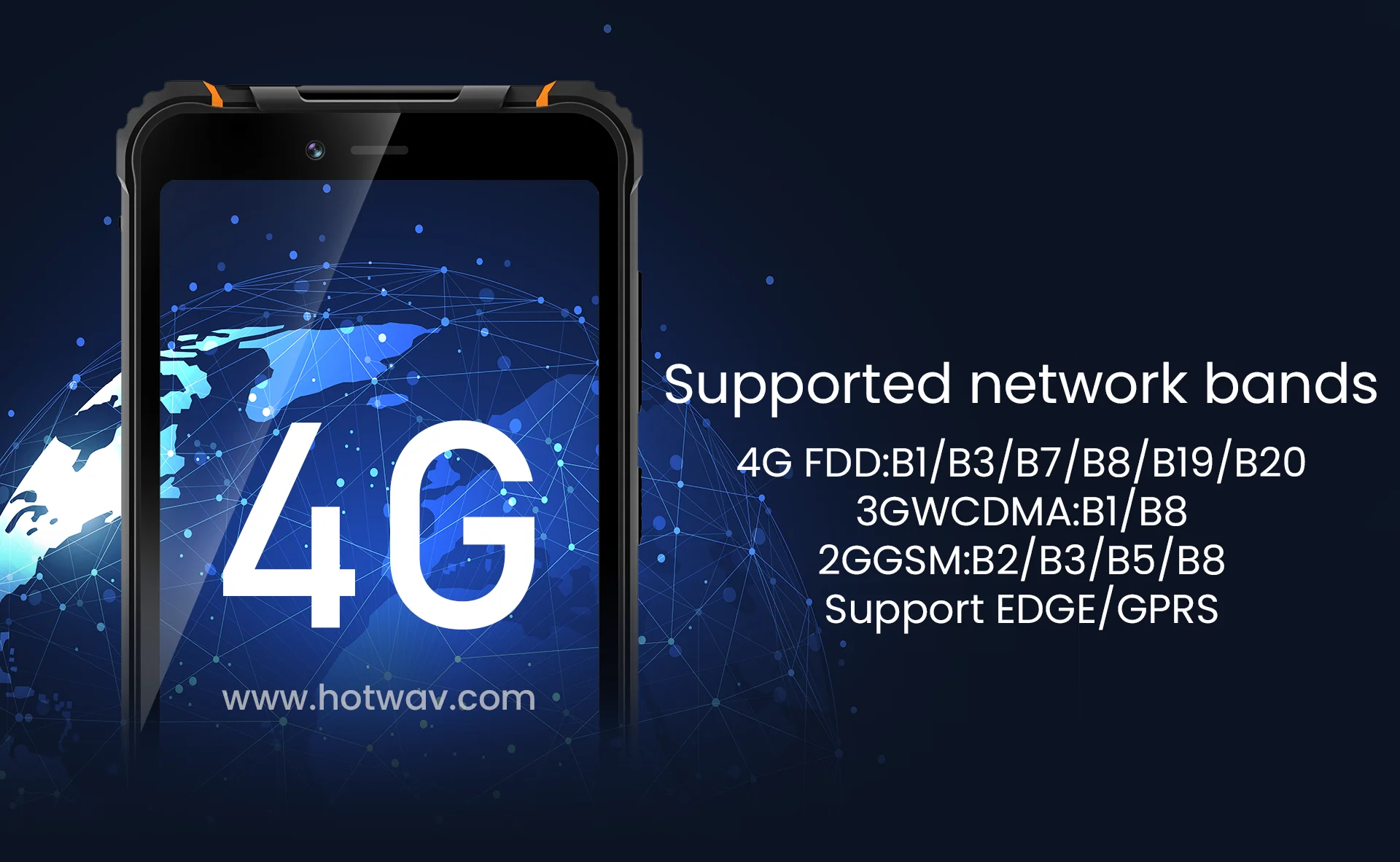HOTWAV Móvil Resistente T5 Pro Teléfono Moviles Indestructible Android 12,  6''HD 7500mAh Movil Rugerizado IP68IP69K 4GB+32GB 1TB Expandible 13MP 4G  Doble SIM Smartphone Indestructible (Naranja) 