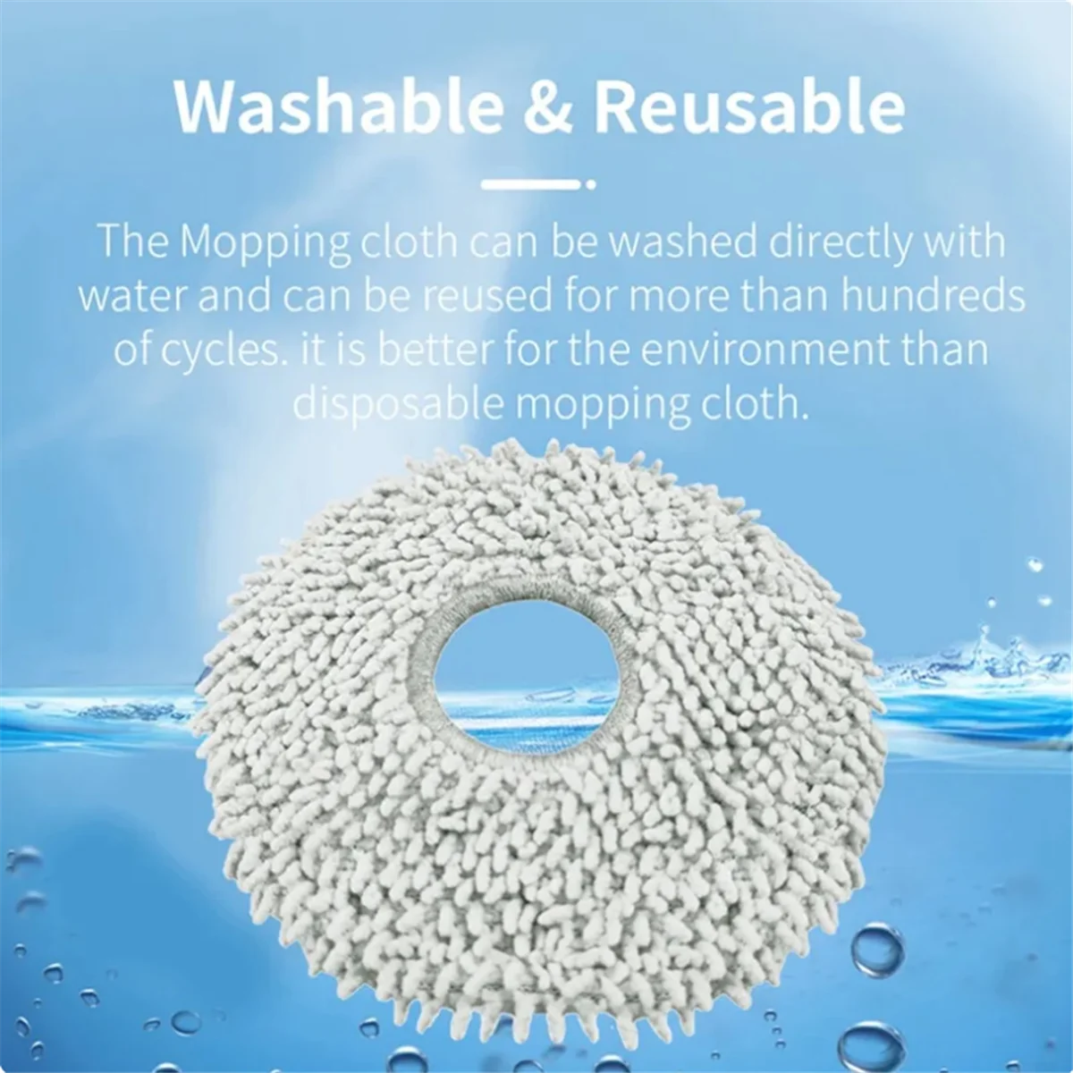 FZFZ Mop Cloth Holder+Mop Cloth for M30 PRO Robot Vacuum Cleaner Accessories Replacement Washable Mop Pad