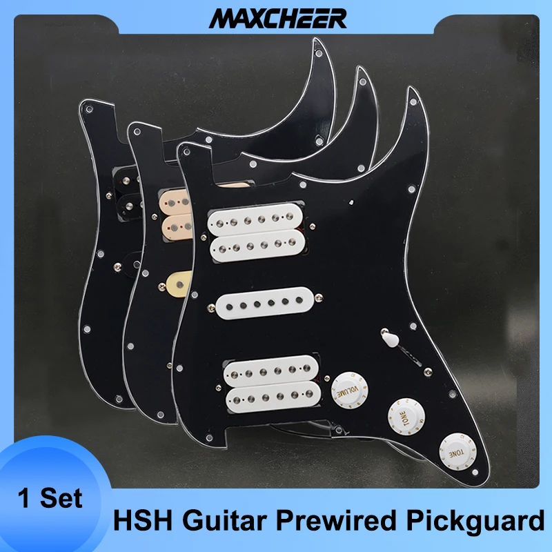 HSH Pickguard Circuits Electric Guitar Pickguard HSH Loaded Prewired
