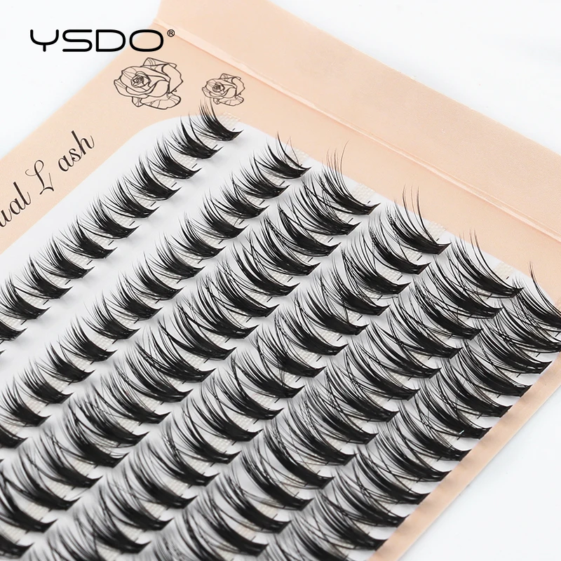 Natural Black Individual Eyelashes Bundles Dramatic Lashes Extension