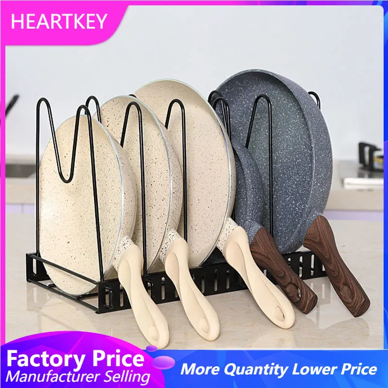 

Kitchen Pot Storage Rack Stand 5-Tier Multi-Funtion Pan Pot Lid Rack Cookware Holder Kitchen shelf organizer