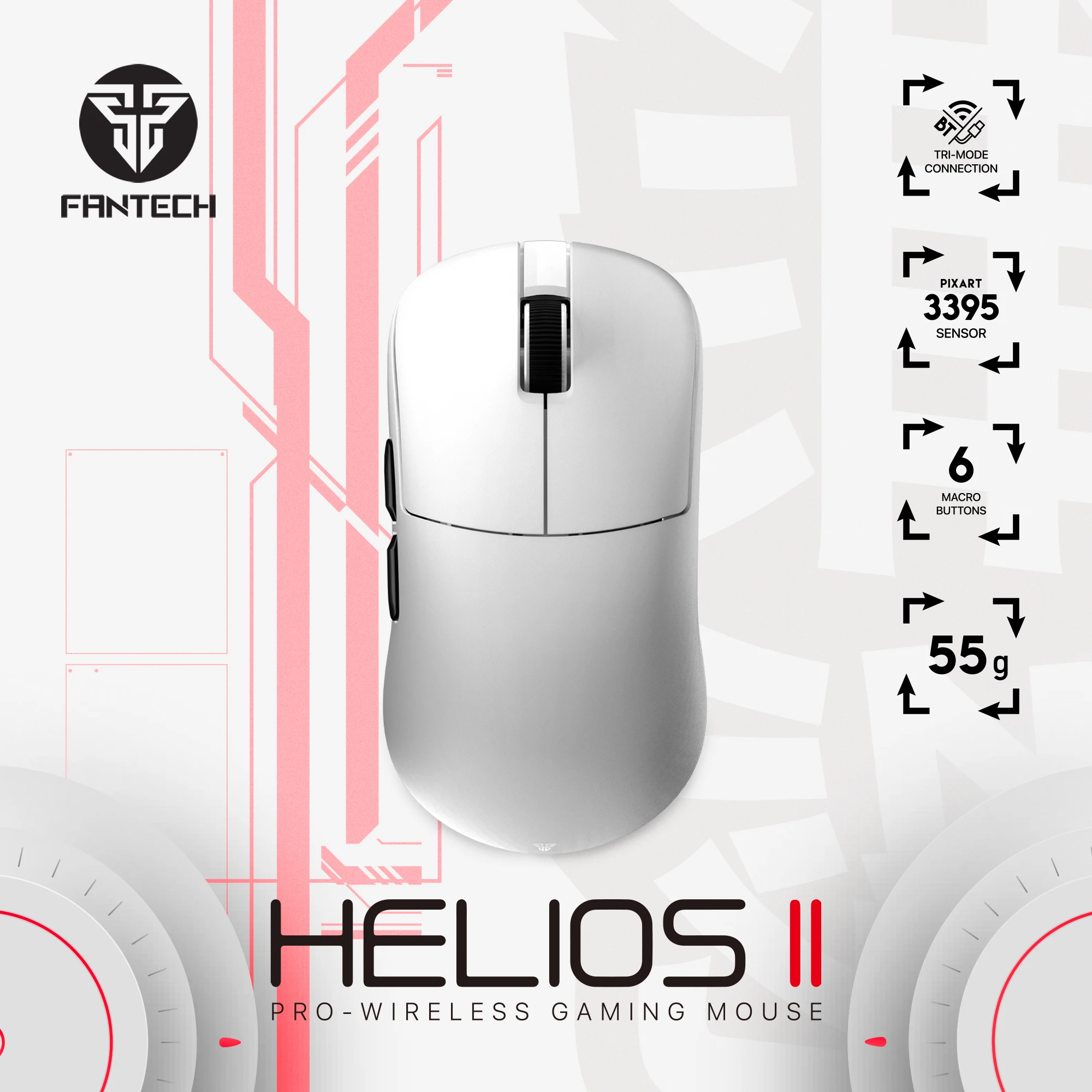 FANTECH HELIOS II PRO S ホワイト Fantech Helios II Pro S - A Top Tier Performer - YouTube