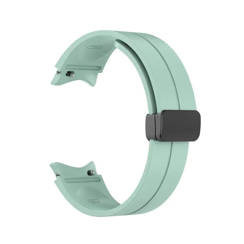 Elegant Magnetic Silicone Strap for Galaxy Watch - No Gap Design Bracelet