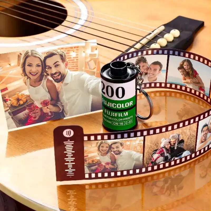 Custom Film Memory Keychain Personalized Gift