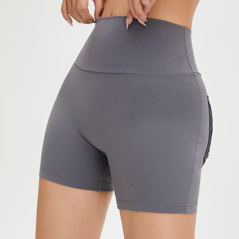 Tight Women's Shorts Sexy Cycling Shorts Elastic High Waist Back Pockets Breathable Sport,workout shorts,sports shorts,running shorts,seamless shorts