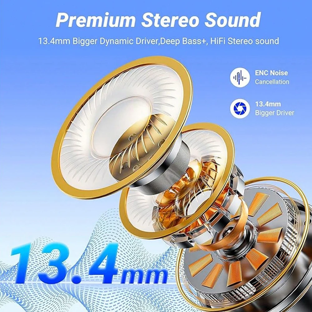 Bluetooth Headphones In-ear Wireless With Extendable Design_voghion.com
