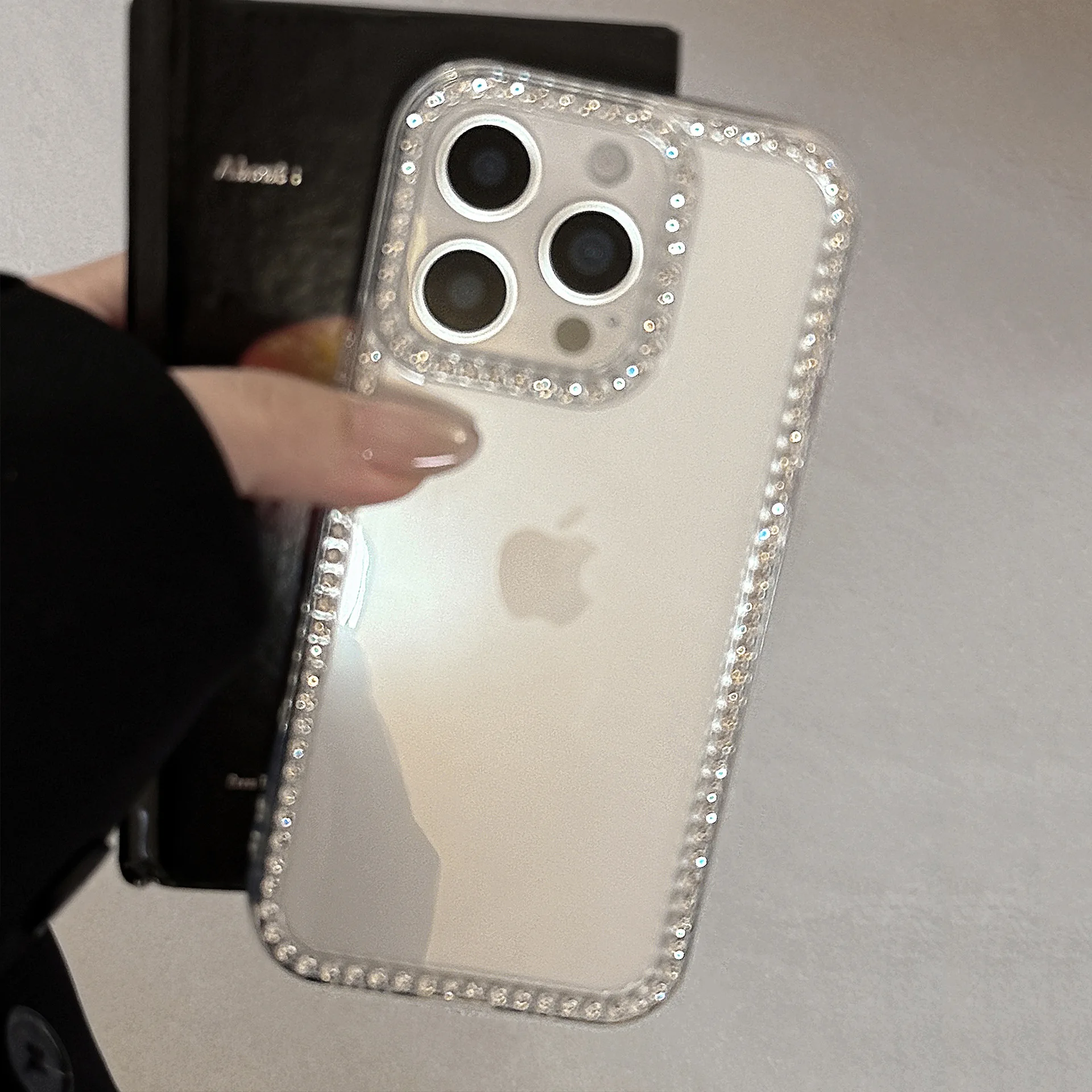 Luxury Glitter Jewelled Transparent Shockproof Phone Case