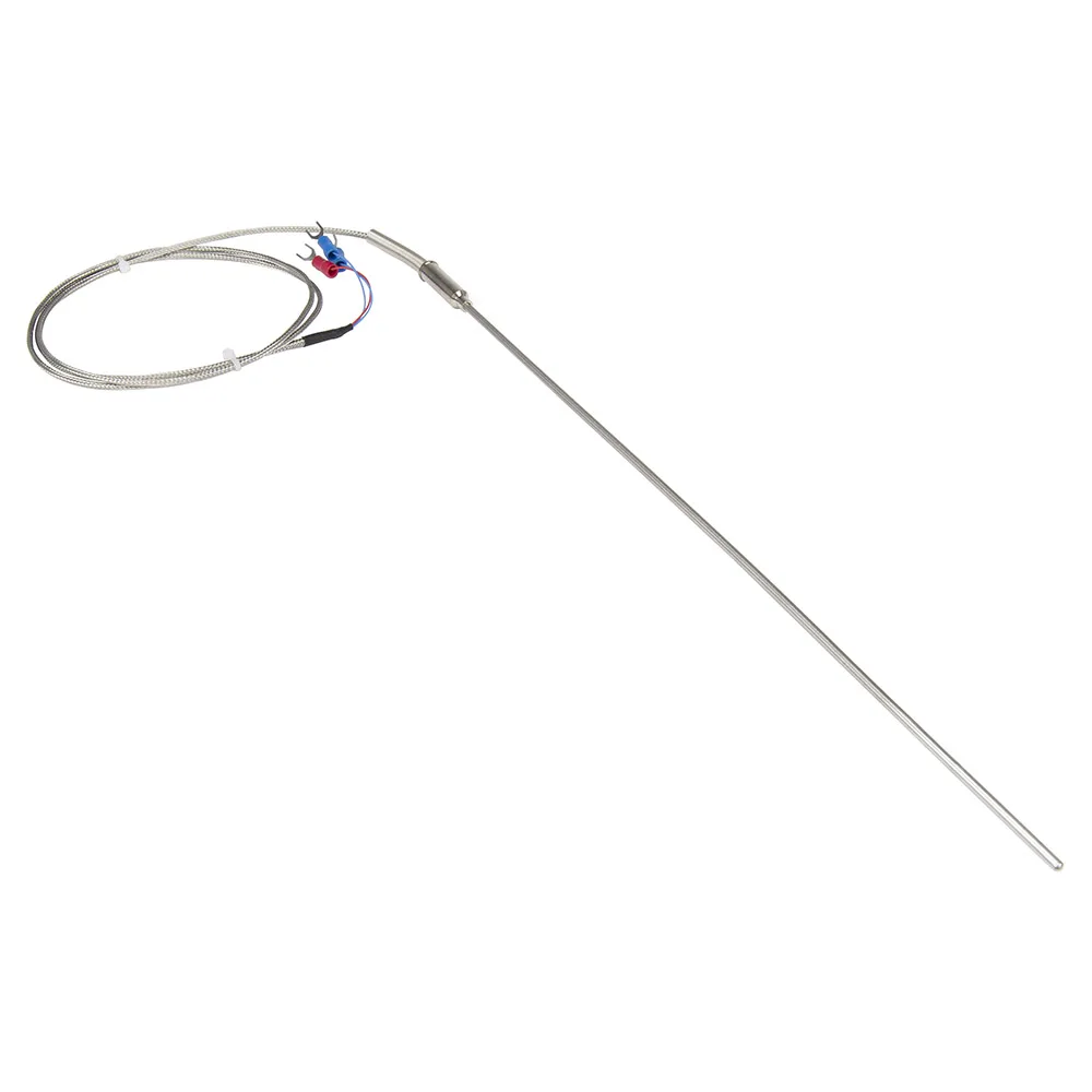 

FTARP08 PT100 type 1m metal braided cable 300mm flexible probe head RTD temperature sensor diameter 3mm 4mm 5mm 6mm WZPK-191