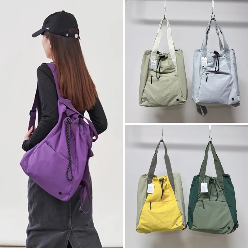 New fashion men's and women's sports bags waterproof multi-purpose fitness yoga backpack shoulder bag commuter storage bag