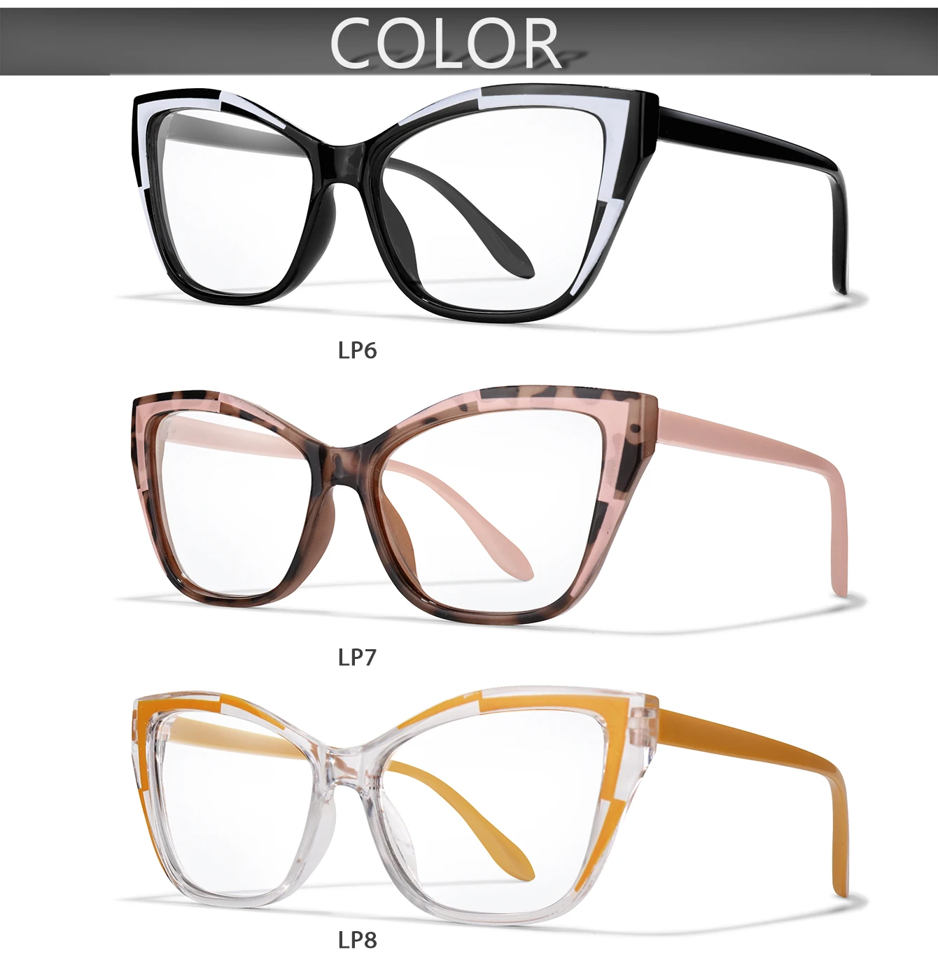 Trendy Cateye Reading Glasses for Men and Women UV protection