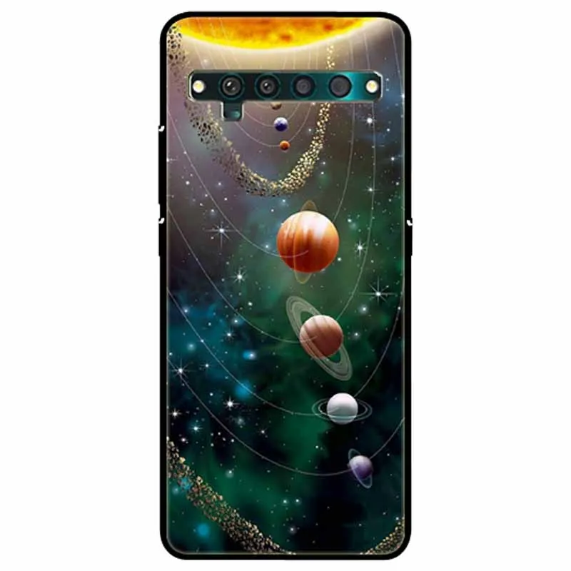 Silicone Soft TPU Space Fashion Shockproof Back Cover Case